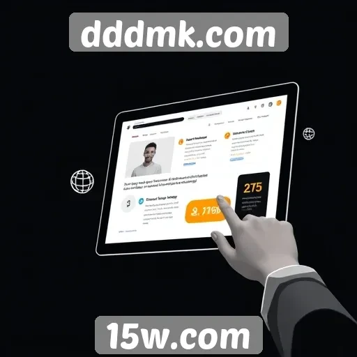 Análise da interface do usuário do site dddmk.com