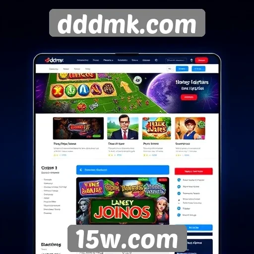 Navegação intuitiva no site dddmk.com para jogadores iniciantes