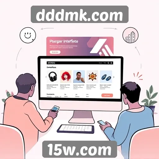 Interface e usabilidade do site dddmk.com